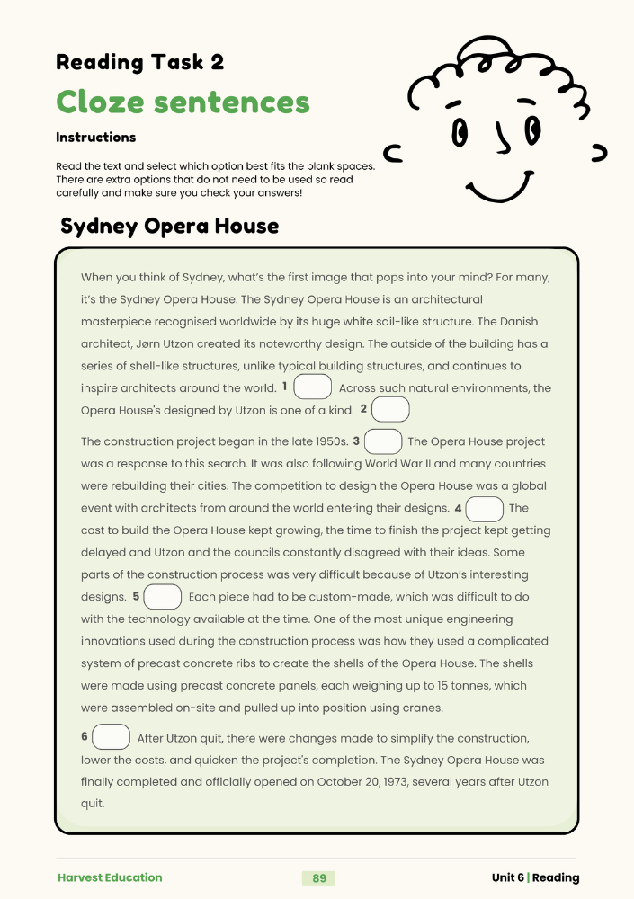 Harvest Education Year 4 Accelerated English Workbook Preview