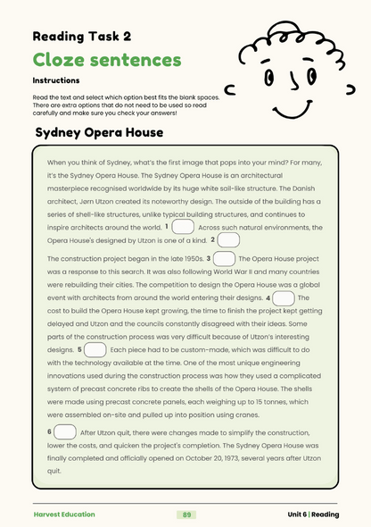 Harvest Education Year 4 Accelerated English Workbook Preview