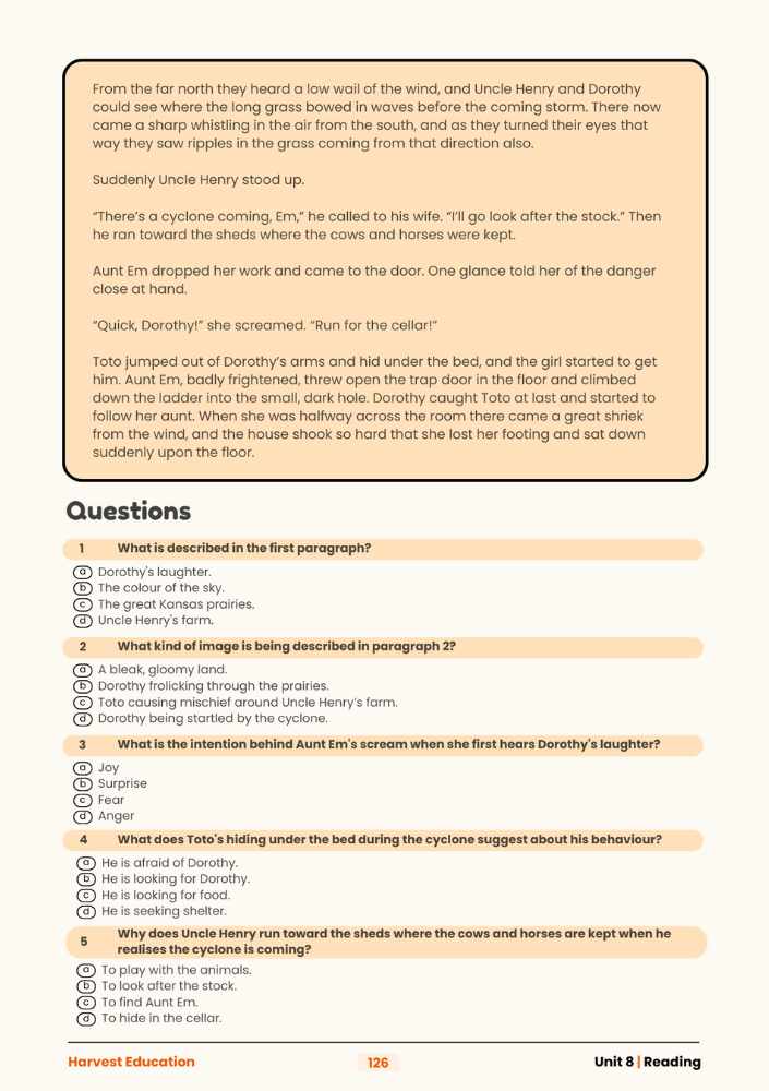 Harvest Education Year 5 Accelerated English Workbook Preview 3